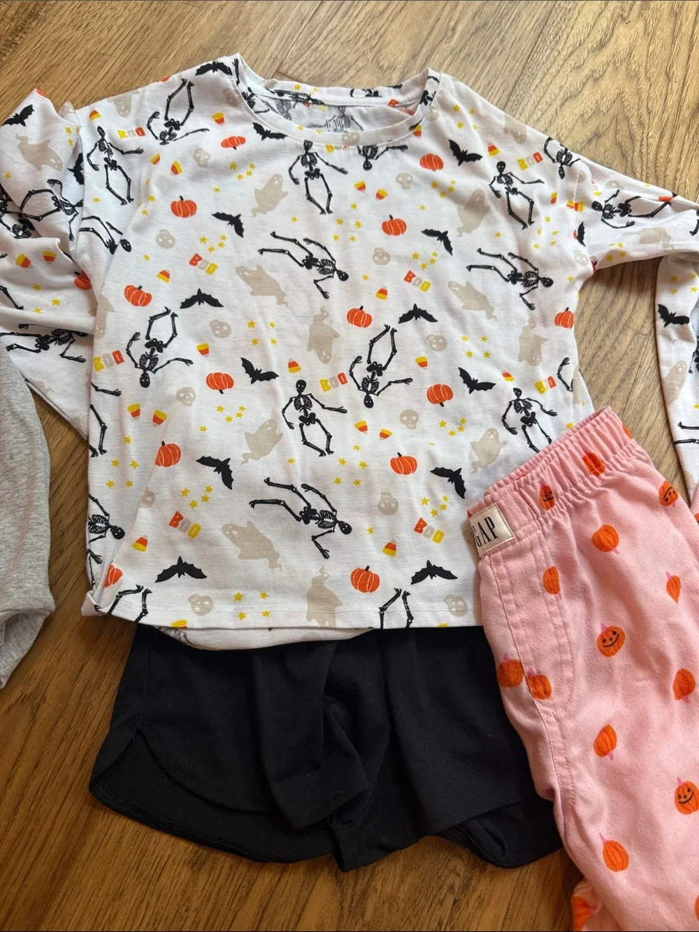 GAP Kids Halloween Pajama Sets - Pink, Gray, Black, Orange